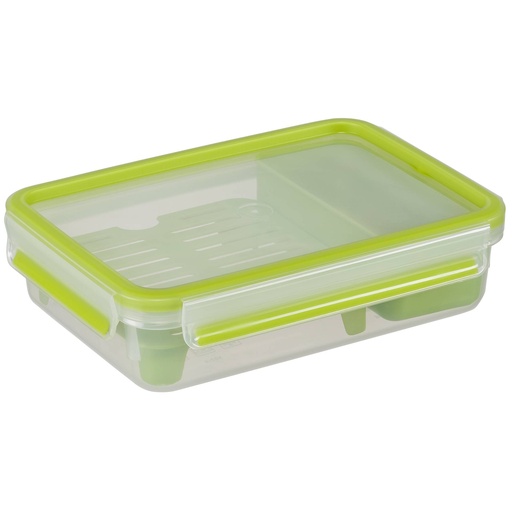[487531] Emsa Clip&Go Brunchbox 518099 1,2l Transparent/Green