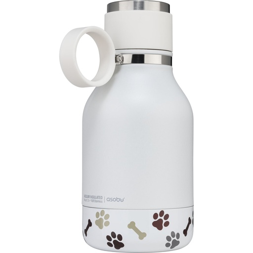 [718167] Asobu Dog Bowl Bottle White, 0.975 L