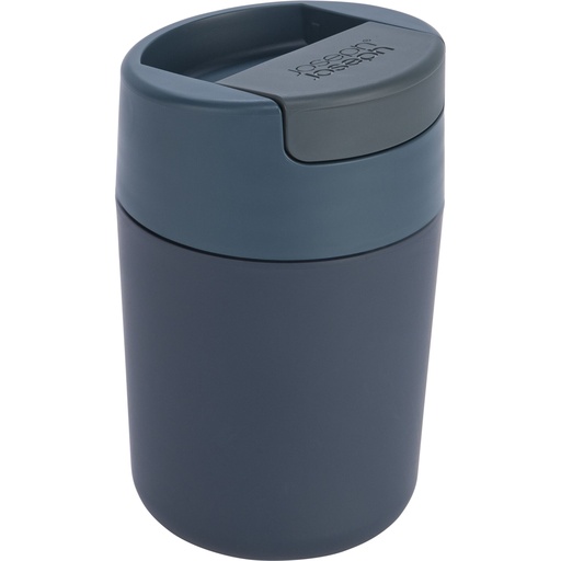 [158204] Joseph Joseph Sipp Blue Travel Mug with Hygienic Lid 340 ml