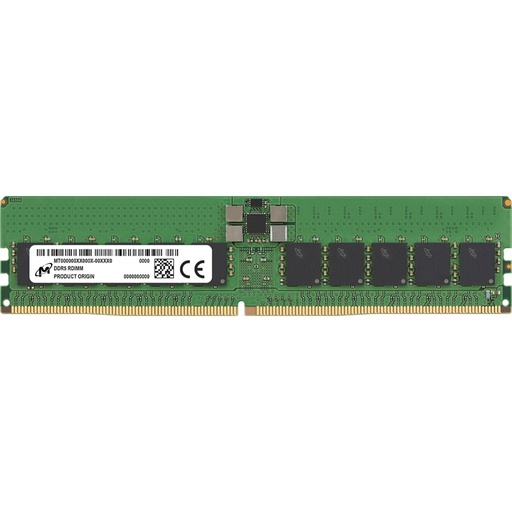 [180569] Micron DDR5 RDIMM 32GB 2Rx8 6400 CL52 (16Gbit)