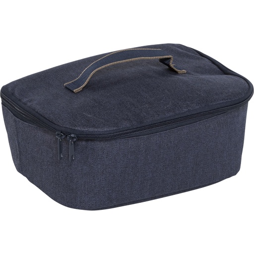 [151204] Reisenthel Coolerbag M pocket herringbone dark blue