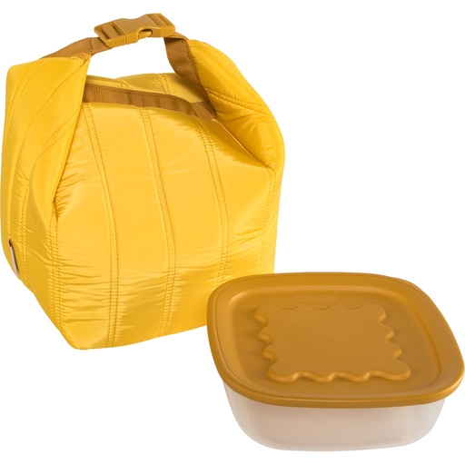 [160297] Guzzini Small Thermal Bag and Airtight Cont.Set Mango yellow