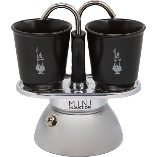 [173289] Bialetti Mini Express Induction +2Cups black