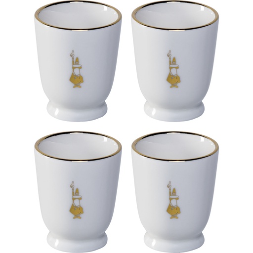 [186323] Bialetti Set 4 Biccherini Pure Gold