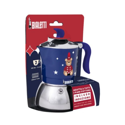 [204397] Bialetti FIAMMETTA 2TZ BLUE ORSETTO Induction