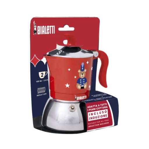[204404] Bialetti FIAMMETTA 2TZ RED ORSETTO Induction