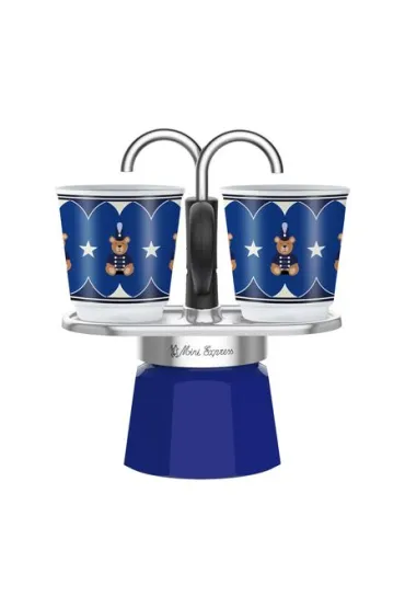 [204411] Bialetti Set MINI Express MR BLU Joyful Memories
