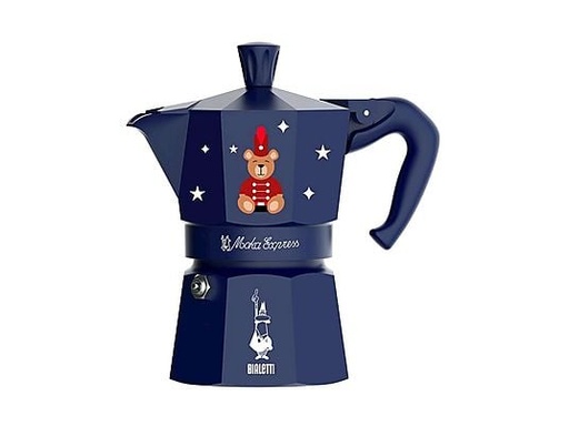 [204446] Bialetti Moka Express 1TZ blau Joyful Memories