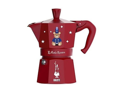 [204453] Bialetti Moka Express 1TZ rot Joyful Memories