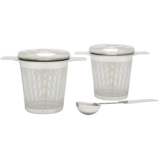 [451327] Bredemeijer 2x stainless steel filter with tea spoon 191003