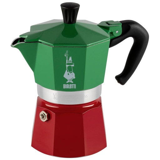 [505955] Bialetti Moka Express 3TZ Italia Tricolore