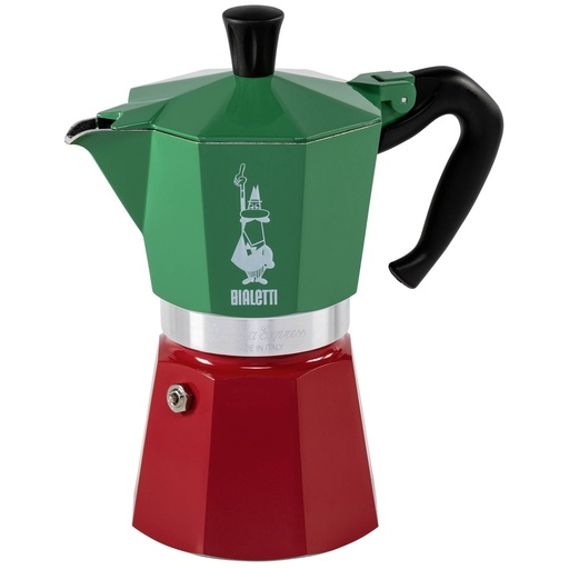 [505962] Bialetti Moka Express 6TZ Italia Tricolore