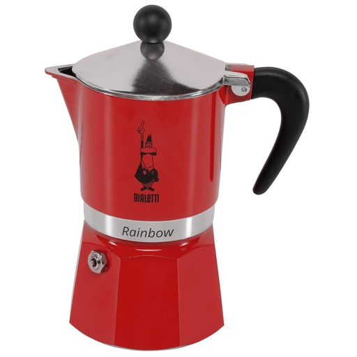 [552253] Bialetti RAINBOW 3TZ red
