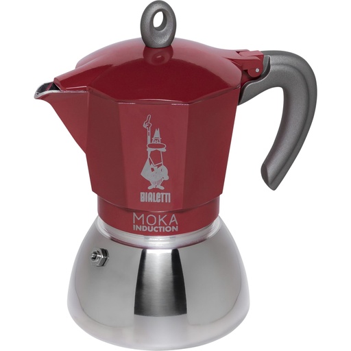 [560814] Bialetti MOKA 6TZ Induction red