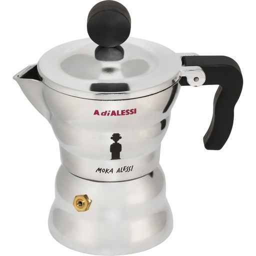 [864600] Alessi Moka Espresso Coffe Maker 1TZ. AAM33/1