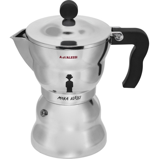 [864614] Alessi Moka Espresso Coffe Maker 6TZ. AAM33/6