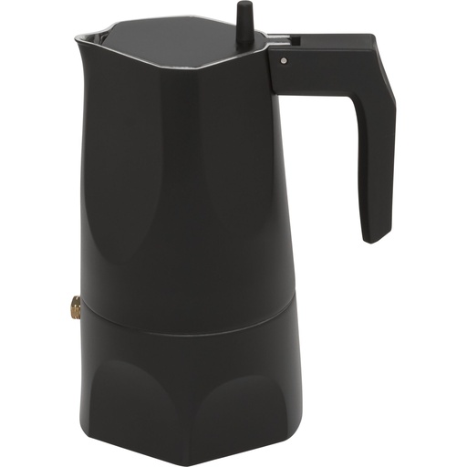[893853] Alessi Espresso Coffee Maker Moka MT18/3 B black