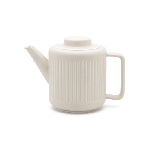 [138058] Bredemeijer Teapot Skagen 1,2l Stoneware white 147050