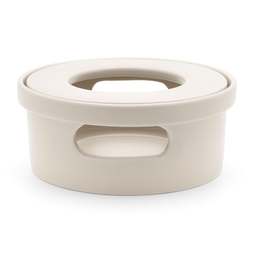 [138065] Bredemeijer Tea Warmer Skagen Stoneware white 140x140mm 147051