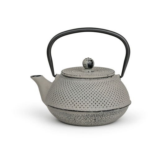 [138086] Bredemeijer Teapot Jang 0,8l Cast Iron grey + Filter 153022