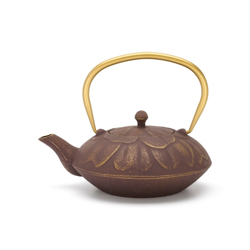 [151680] Bredemeijer Teapot Kunming 1,3l Cast Iron aubergine 153051