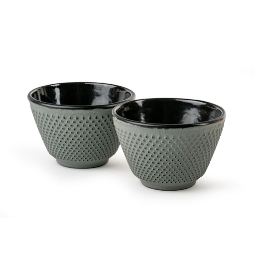 [151722] 1x2 Bredemeijer Tea Cups Xilin Cast Iron light green 153095
