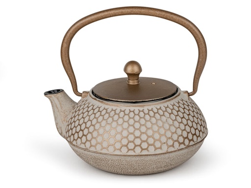 [228183] Bredemeijer Teekanne Jiangxi 0,7 Gusseisen beige + Filter  153203