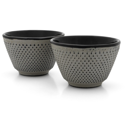 [856578] 1x2 Bredemeijer Tea Cups Jang 78x53mm Cast Iron grey 153020