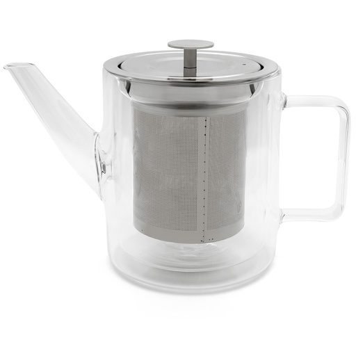 [856613] Bredemeijer Teapot San Remo 1,0l double-walled glass 165024