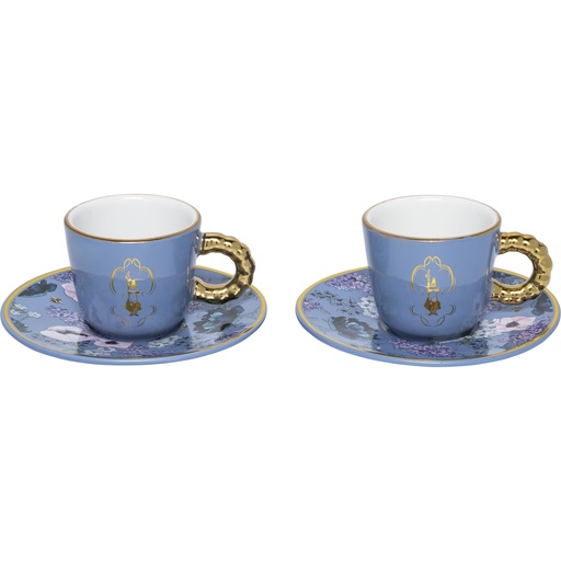 [897654] Bialetti 2 Cup Set incl. saucers BRIDGERTON