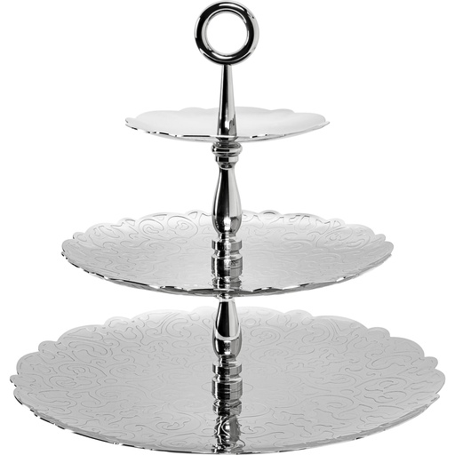[864635] Alessi Dressed Three-Dish Stand MW52/3
