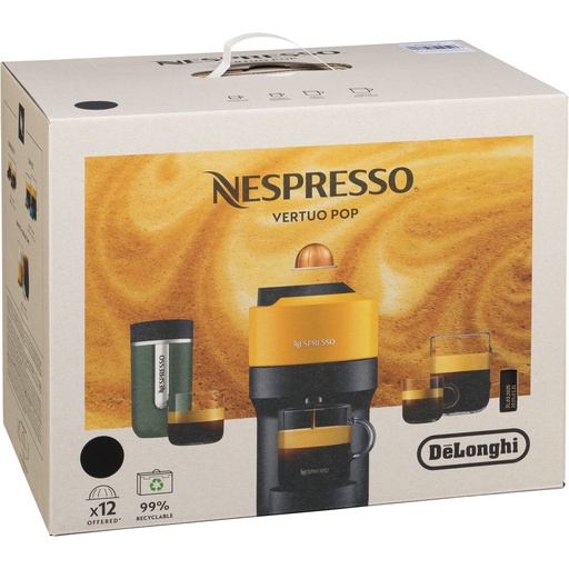 [749429] Nespresso Vertuo Pop ENV 90.B by Delonghi, black
