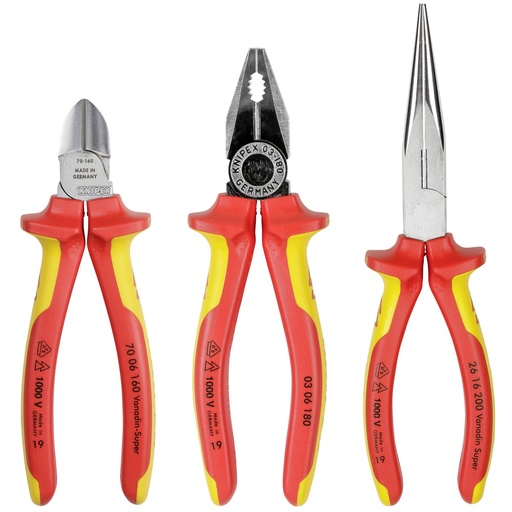 [437054] KNIPEX Electro Set  3 parts