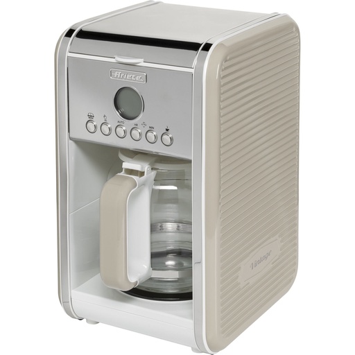 [621315] Ariete Vintage Filter Coffee Machine, beige
