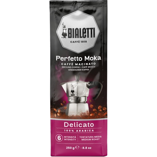 [179239] Bialetti Perfetto Moka Delicato ground coffee 250 g