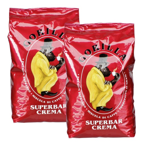 [278028] Joerges Espresso Gorilla Superbar Crema 2 Kg Set