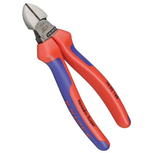 [437271] KNIPEX Diagonal Cutter black atramentized polished 160 mm
