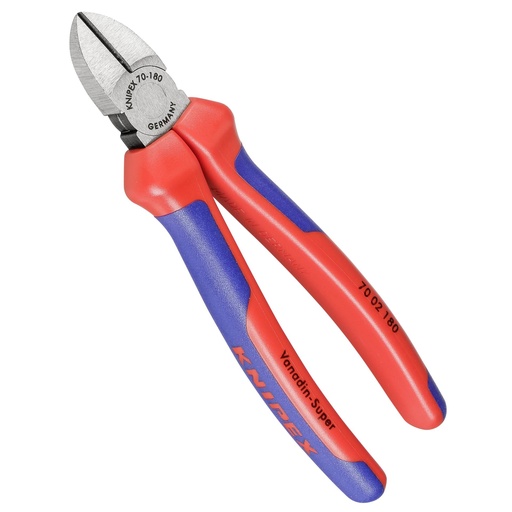 [437278] KNIPEX Diagonal Cutter black atramentized polished 180 mm