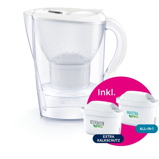 [134033] Brita Marella white incl. 1x ALL-in-1, 1x extra lime