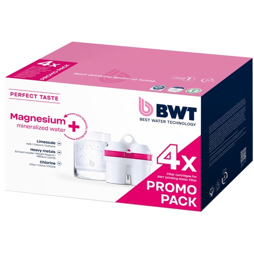 [187569] BWT Magnesium Mineralized Water 4 pcs. Promotion pack