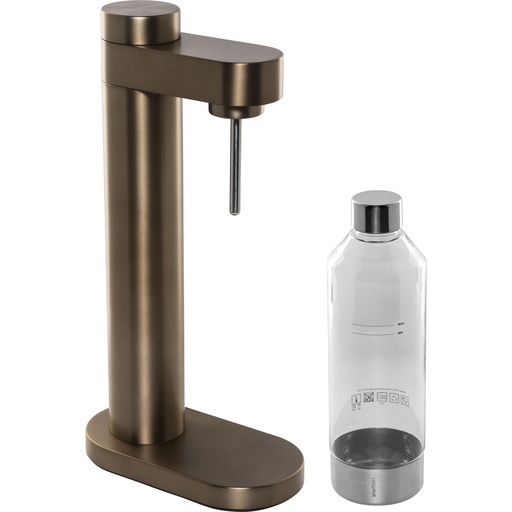 [786053] Stelton Brus Carbonator dark brown metallic