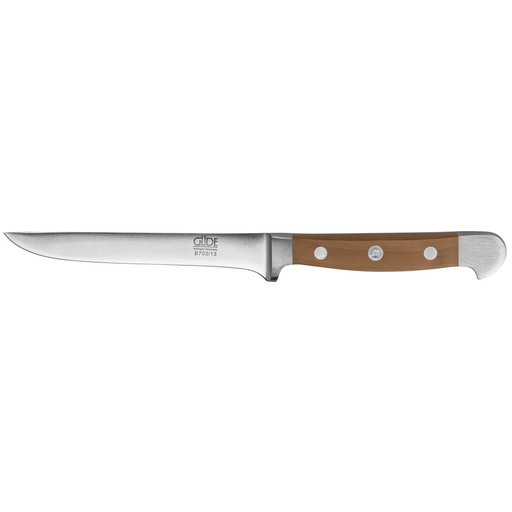 [580645] Güde Alpha Boning Knife flexible Olive Wood 13 cm