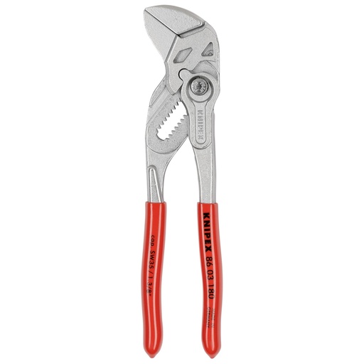 [437425] KNIPEX Pliers Wrench plastic coated          180 mm