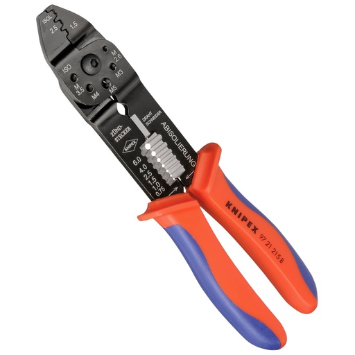 [437586] KNIPEX Crimping Pliers burnished 215 mm