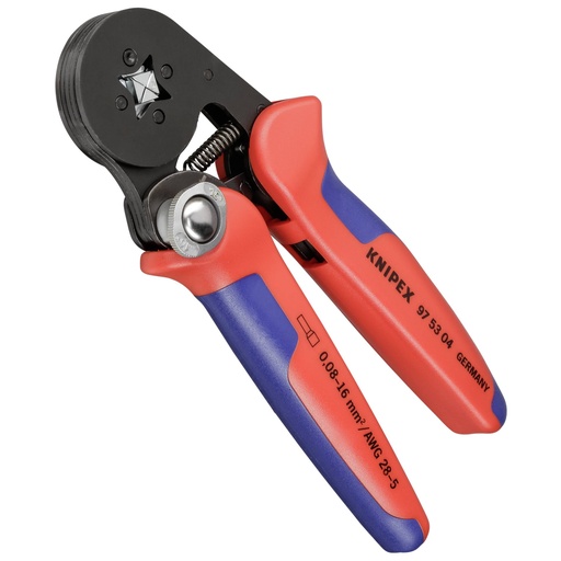 [437635] KNIPEX Self-Adjusting Crimping Pliers 180 mm