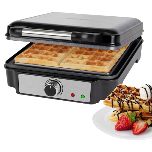 [122749] Proficook PC-WA 1241 inox Belgian waffle maker 4-fold