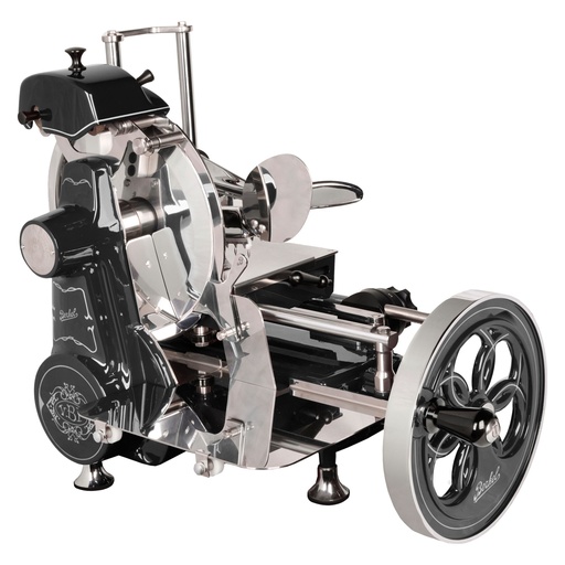 [104619] Berkel Volano B2 black fiorato Manual Flywheel Meat Slicer