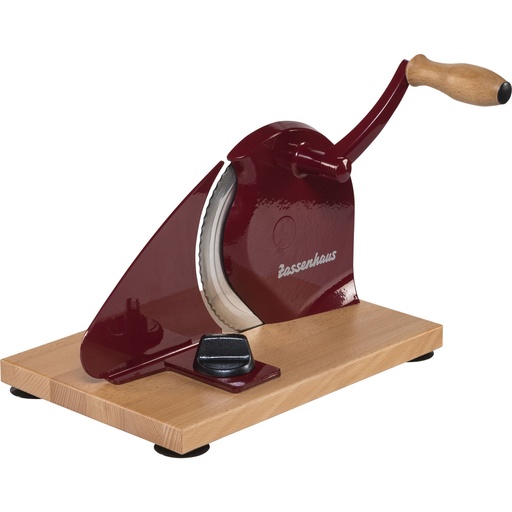 [628721] Zassenhaus Bread Slicer Manual red