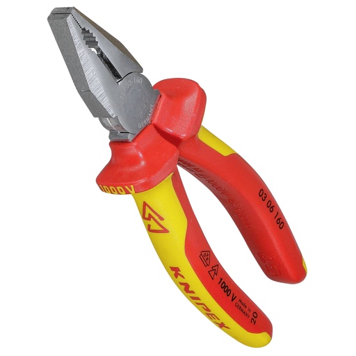 [542019] KNIPEX combination pliers chrome 160 mm