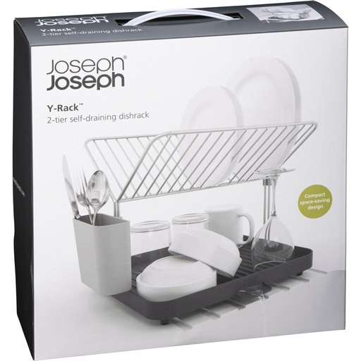 [158512] Joseph Joseph Y-Rack Grey Dish Rack